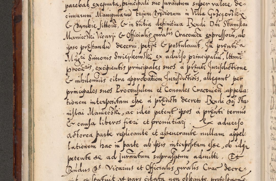 Zdjęcie nr 51 dla obiektu archiwalnego: Illistrissimo et revedissimo in Christo Patre Domino Domino Georgio Rzadziwił Miserone Divina Sacrostae R. E. Tituli S. Sixti Presbitero Cardinali Duce in Olyka et Niesswiesz ad Gubernacula Ecclessiae Cracoviensis cuius administratorialem a Sancta Sede Apostolica obtinverat feliciter sedente. Acta actorum, causarum, sententiarum tam deffinitivarum quam interloquutoriarum decretorum, obligationum, quietationum, recognitionum, constitutionum procuratorum etc. coram Reverendo Domino Stanislao Crassinskz de Crasne Archidiacono Cracoviensis, Scholastico Gnesnesis, Custode Plocensis etc. Vicario et Officiali Generali Cracoviensi in Ano Domini Millesimo Quingentesimo Nonagesimo Primo cuius indictio quarta pontificatus SS. Domini Nostri Gregorii XIIII Anno I psius prio feliciter incipiut