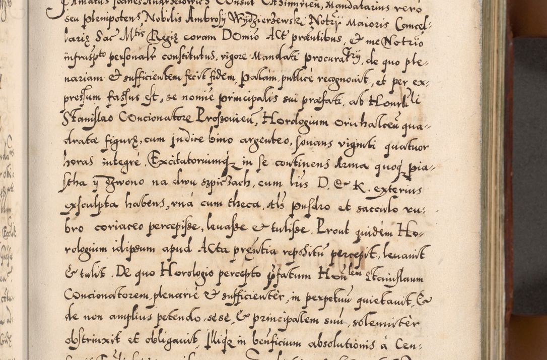 Zdjęcie nr 22 dla obiektu archiwalnego: Illistrissimo et revedissimo in Christo Patre Domino Domino Georgio Rzadziwił Miserone Divina Sacrostae R. E. Tituli S. Sixti Presbitero Cardinali Duce in Olyka et Niesswiesz ad Gubernacula Ecclessiae Cracoviensis cuius administratorialem a Sancta Sede Apostolica obtinverat feliciter sedente. Acta actorum, causarum, sententiarum tam deffinitivarum quam interloquutoriarum decretorum, obligationum, quietationum, recognitionum, constitutionum procuratorum etc. coram Reverendo Domino Stanislao Crassinskz de Crasne Archidiacono Cracoviensis, Scholastico Gnesnesis, Custode Plocensis etc. Vicario et Officiali Generali Cracoviensi in Ano Domini Millesimo Quingentesimo Nonagesimo Primo cuius indictio quarta pontificatus SS. Domini Nostri Gregorii XIIII Anno I psius prio feliciter incipiut