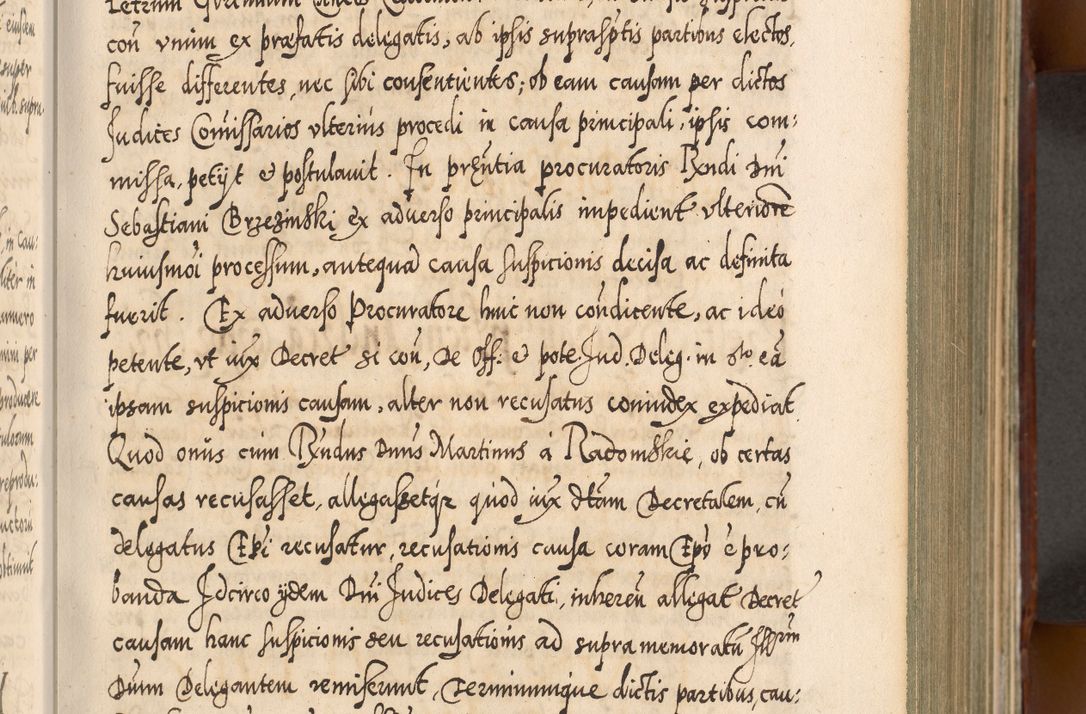 Zdjęcie nr 206 dla obiektu archiwalnego: Illistrissimo et revedissimo in Christo Patre Domino Domino Georgio Rzadziwił Miserone Divina Sacrostae R. E. Tituli S. Sixti Presbitero Cardinali Duce in Olyka et Niesswiesz ad Gubernacula Ecclessiae Cracoviensis cuius administratorialem a Sancta Sede Apostolica obtinverat feliciter sedente. Acta actorum, causarum, sententiarum tam deffinitivarum quam interloquutoriarum decretorum, obligationum, quietationum, recognitionum, constitutionum procuratorum etc. coram Reverendo Domino Stanislao Crassinskz de Crasne Archidiacono Cracoviensis, Scholastico Gnesnesis, Custode Plocensis etc. Vicario et Officiali Generali Cracoviensi in Ano Domini Millesimo Quingentesimo Nonagesimo Primo cuius indictio quarta pontificatus SS. Domini Nostri Gregorii XIIII Anno I psius prio feliciter incipiut