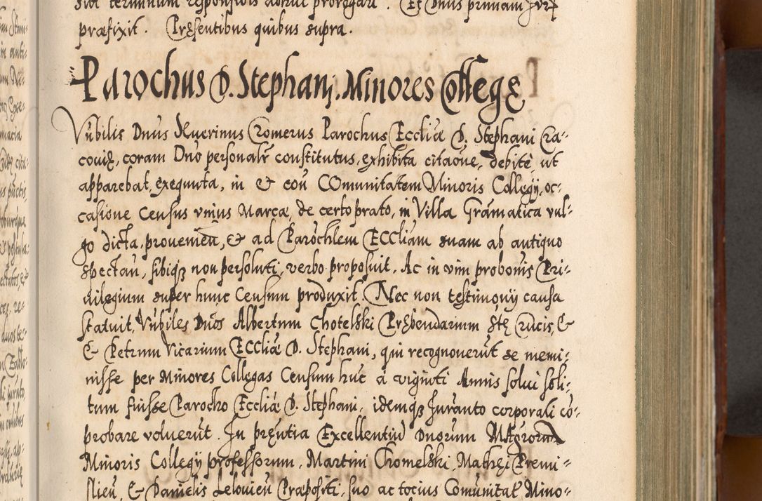 Zdjęcie nr 210 dla obiektu archiwalnego: Illistrissimo et revedissimo in Christo Patre Domino Domino Georgio Rzadziwił Miserone Divina Sacrostae R. E. Tituli S. Sixti Presbitero Cardinali Duce in Olyka et Niesswiesz ad Gubernacula Ecclessiae Cracoviensis cuius administratorialem a Sancta Sede Apostolica obtinverat feliciter sedente. Acta actorum, causarum, sententiarum tam deffinitivarum quam interloquutoriarum decretorum, obligationum, quietationum, recognitionum, constitutionum procuratorum etc. coram Reverendo Domino Stanislao Crassinskz de Crasne Archidiacono Cracoviensis, Scholastico Gnesnesis, Custode Plocensis etc. Vicario et Officiali Generali Cracoviensi in Ano Domini Millesimo Quingentesimo Nonagesimo Primo cuius indictio quarta pontificatus SS. Domini Nostri Gregorii XIIII Anno I psius prio feliciter incipiut