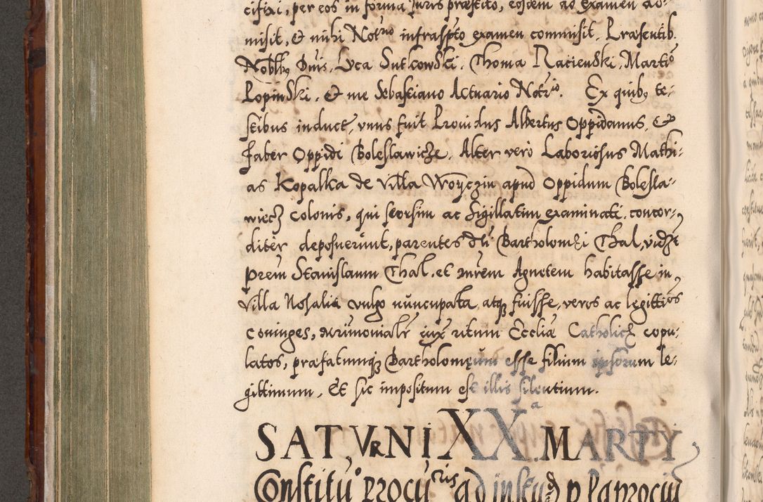 Zdjęcie nr 385 dla obiektu archiwalnego: Illistrissimo et revedissimo in Christo Patre Domino Domino Georgio Rzadziwił Miserone Divina Sacrostae R. E. Tituli S. Sixti Presbitero Cardinali Duce in Olyka et Niesswiesz ad Gubernacula Ecclessiae Cracoviensis cuius administratorialem a Sancta Sede Apostolica obtinverat feliciter sedente. Acta actorum, causarum, sententiarum tam deffinitivarum quam interloquutoriarum decretorum, obligationum, quietationum, recognitionum, constitutionum procuratorum etc. coram Reverendo Domino Stanislao Crassinskz de Crasne Archidiacono Cracoviensis, Scholastico Gnesnesis, Custode Plocensis etc. Vicario et Officiali Generali Cracoviensi in Ano Domini Millesimo Quingentesimo Nonagesimo Primo cuius indictio quarta pontificatus SS. Domini Nostri Gregorii XIIII Anno I psius prio feliciter incipiut