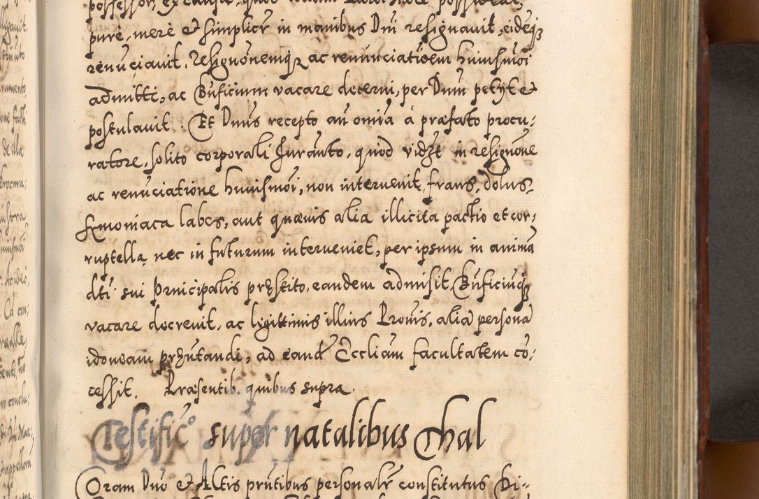 Zdjęcie nr 384 dla obiektu archiwalnego: Illistrissimo et revedissimo in Christo Patre Domino Domino Georgio Rzadziwił Miserone Divina Sacrostae R. E. Tituli S. Sixti Presbitero Cardinali Duce in Olyka et Niesswiesz ad Gubernacula Ecclessiae Cracoviensis cuius administratorialem a Sancta Sede Apostolica obtinverat feliciter sedente. Acta actorum, causarum, sententiarum tam deffinitivarum quam interloquutoriarum decretorum, obligationum, quietationum, recognitionum, constitutionum procuratorum etc. coram Reverendo Domino Stanislao Crassinskz de Crasne Archidiacono Cracoviensis, Scholastico Gnesnesis, Custode Plocensis etc. Vicario et Officiali Generali Cracoviensi in Ano Domini Millesimo Quingentesimo Nonagesimo Primo cuius indictio quarta pontificatus SS. Domini Nostri Gregorii XIIII Anno I psius prio feliciter incipiut