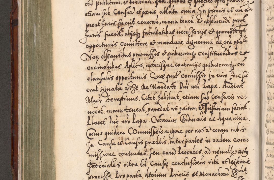 Zdjęcie nr 371 dla obiektu archiwalnego: Illistrissimo et revedissimo in Christo Patre Domino Domino Georgio Rzadziwił Miserone Divina Sacrostae R. E. Tituli S. Sixti Presbitero Cardinali Duce in Olyka et Niesswiesz ad Gubernacula Ecclessiae Cracoviensis cuius administratorialem a Sancta Sede Apostolica obtinverat feliciter sedente. Acta actorum, causarum, sententiarum tam deffinitivarum quam interloquutoriarum decretorum, obligationum, quietationum, recognitionum, constitutionum procuratorum etc. coram Reverendo Domino Stanislao Crassinskz de Crasne Archidiacono Cracoviensis, Scholastico Gnesnesis, Custode Plocensis etc. Vicario et Officiali Generali Cracoviensi in Ano Domini Millesimo Quingentesimo Nonagesimo Primo cuius indictio quarta pontificatus SS. Domini Nostri Gregorii XIIII Anno I psius prio feliciter incipiut