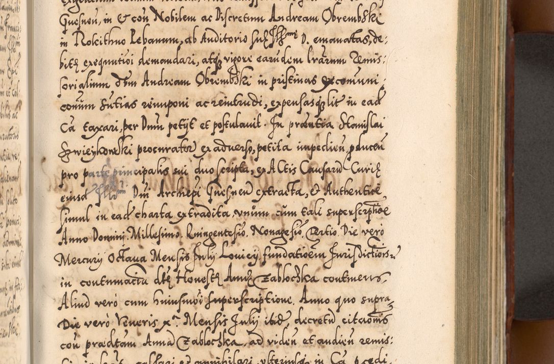 Zdjęcie nr 378 dla obiektu archiwalnego: Illistrissimo et revedissimo in Christo Patre Domino Domino Georgio Rzadziwił Miserone Divina Sacrostae R. E. Tituli S. Sixti Presbitero Cardinali Duce in Olyka et Niesswiesz ad Gubernacula Ecclessiae Cracoviensis cuius administratorialem a Sancta Sede Apostolica obtinverat feliciter sedente. Acta actorum, causarum, sententiarum tam deffinitivarum quam interloquutoriarum decretorum, obligationum, quietationum, recognitionum, constitutionum procuratorum etc. coram Reverendo Domino Stanislao Crassinskz de Crasne Archidiacono Cracoviensis, Scholastico Gnesnesis, Custode Plocensis etc. Vicario et Officiali Generali Cracoviensi in Ano Domini Millesimo Quingentesimo Nonagesimo Primo cuius indictio quarta pontificatus SS. Domini Nostri Gregorii XIIII Anno I psius prio feliciter incipiut