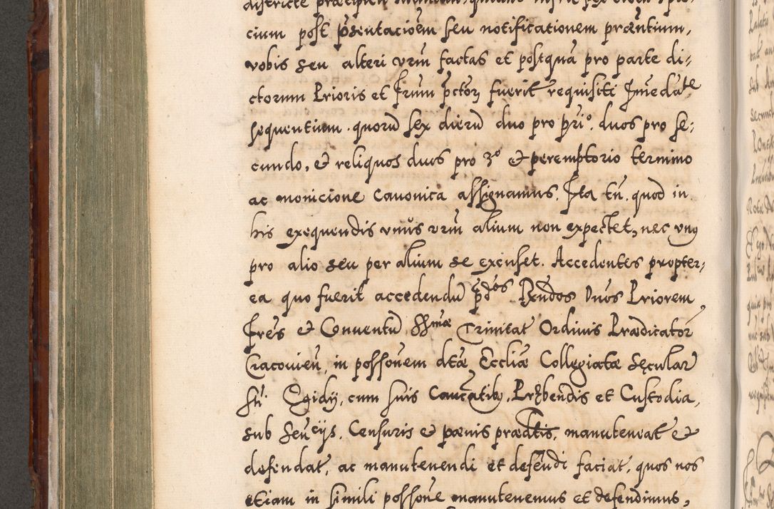 Zdjęcie nr 373 dla obiektu archiwalnego: Illistrissimo et revedissimo in Christo Patre Domino Domino Georgio Rzadziwił Miserone Divina Sacrostae R. E. Tituli S. Sixti Presbitero Cardinali Duce in Olyka et Niesswiesz ad Gubernacula Ecclessiae Cracoviensis cuius administratorialem a Sancta Sede Apostolica obtinverat feliciter sedente. Acta actorum, causarum, sententiarum tam deffinitivarum quam interloquutoriarum decretorum, obligationum, quietationum, recognitionum, constitutionum procuratorum etc. coram Reverendo Domino Stanislao Crassinskz de Crasne Archidiacono Cracoviensis, Scholastico Gnesnesis, Custode Plocensis etc. Vicario et Officiali Generali Cracoviensi in Ano Domini Millesimo Quingentesimo Nonagesimo Primo cuius indictio quarta pontificatus SS. Domini Nostri Gregorii XIIII Anno I psius prio feliciter incipiut