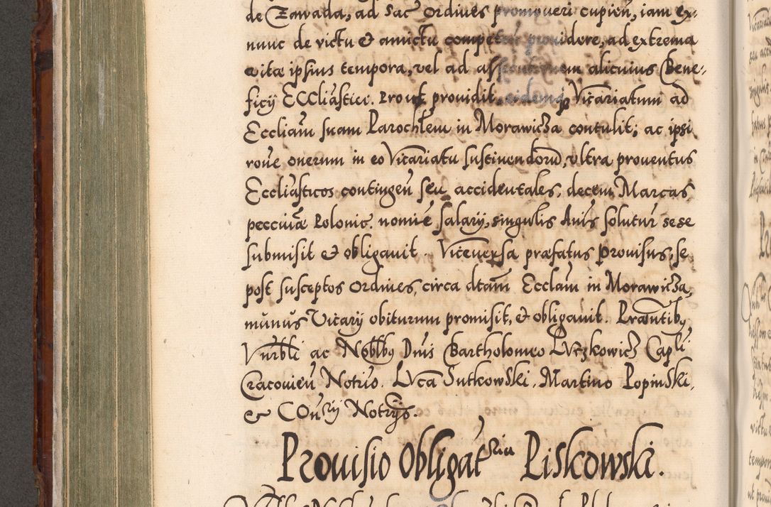 Zdjęcie nr 355 dla obiektu archiwalnego: Illistrissimo et revedissimo in Christo Patre Domino Domino Georgio Rzadziwił Miserone Divina Sacrostae R. E. Tituli S. Sixti Presbitero Cardinali Duce in Olyka et Niesswiesz ad Gubernacula Ecclessiae Cracoviensis cuius administratorialem a Sancta Sede Apostolica obtinverat feliciter sedente. Acta actorum, causarum, sententiarum tam deffinitivarum quam interloquutoriarum decretorum, obligationum, quietationum, recognitionum, constitutionum procuratorum etc. coram Reverendo Domino Stanislao Crassinskz de Crasne Archidiacono Cracoviensis, Scholastico Gnesnesis, Custode Plocensis etc. Vicario et Officiali Generali Cracoviensi in Ano Domini Millesimo Quingentesimo Nonagesimo Primo cuius indictio quarta pontificatus SS. Domini Nostri Gregorii XIIII Anno I psius prio feliciter incipiut