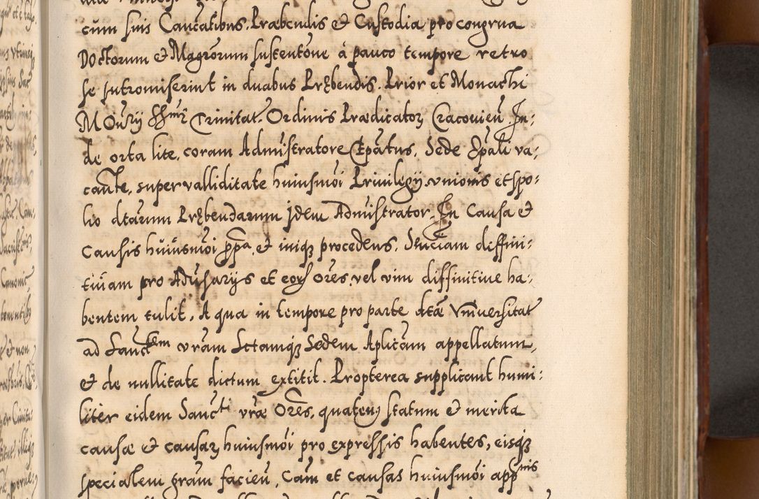 Zdjęcie nr 370 dla obiektu archiwalnego: Illistrissimo et revedissimo in Christo Patre Domino Domino Georgio Rzadziwił Miserone Divina Sacrostae R. E. Tituli S. Sixti Presbitero Cardinali Duce in Olyka et Niesswiesz ad Gubernacula Ecclessiae Cracoviensis cuius administratorialem a Sancta Sede Apostolica obtinverat feliciter sedente. Acta actorum, causarum, sententiarum tam deffinitivarum quam interloquutoriarum decretorum, obligationum, quietationum, recognitionum, constitutionum procuratorum etc. coram Reverendo Domino Stanislao Crassinskz de Crasne Archidiacono Cracoviensis, Scholastico Gnesnesis, Custode Plocensis etc. Vicario et Officiali Generali Cracoviensi in Ano Domini Millesimo Quingentesimo Nonagesimo Primo cuius indictio quarta pontificatus SS. Domini Nostri Gregorii XIIII Anno I psius prio feliciter incipiut