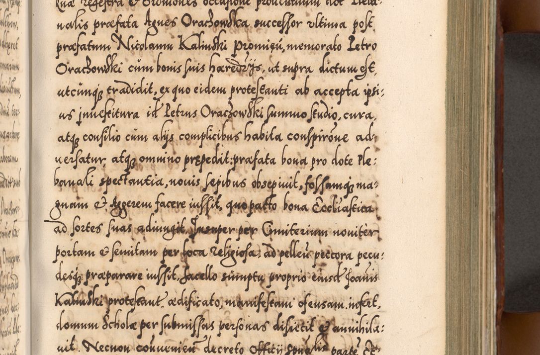 Zdjęcie nr 352 dla obiektu archiwalnego: Illistrissimo et revedissimo in Christo Patre Domino Domino Georgio Rzadziwił Miserone Divina Sacrostae R. E. Tituli S. Sixti Presbitero Cardinali Duce in Olyka et Niesswiesz ad Gubernacula Ecclessiae Cracoviensis cuius administratorialem a Sancta Sede Apostolica obtinverat feliciter sedente. Acta actorum, causarum, sententiarum tam deffinitivarum quam interloquutoriarum decretorum, obligationum, quietationum, recognitionum, constitutionum procuratorum etc. coram Reverendo Domino Stanislao Crassinskz de Crasne Archidiacono Cracoviensis, Scholastico Gnesnesis, Custode Plocensis etc. Vicario et Officiali Generali Cracoviensi in Ano Domini Millesimo Quingentesimo Nonagesimo Primo cuius indictio quarta pontificatus SS. Domini Nostri Gregorii XIIII Anno I psius prio feliciter incipiut