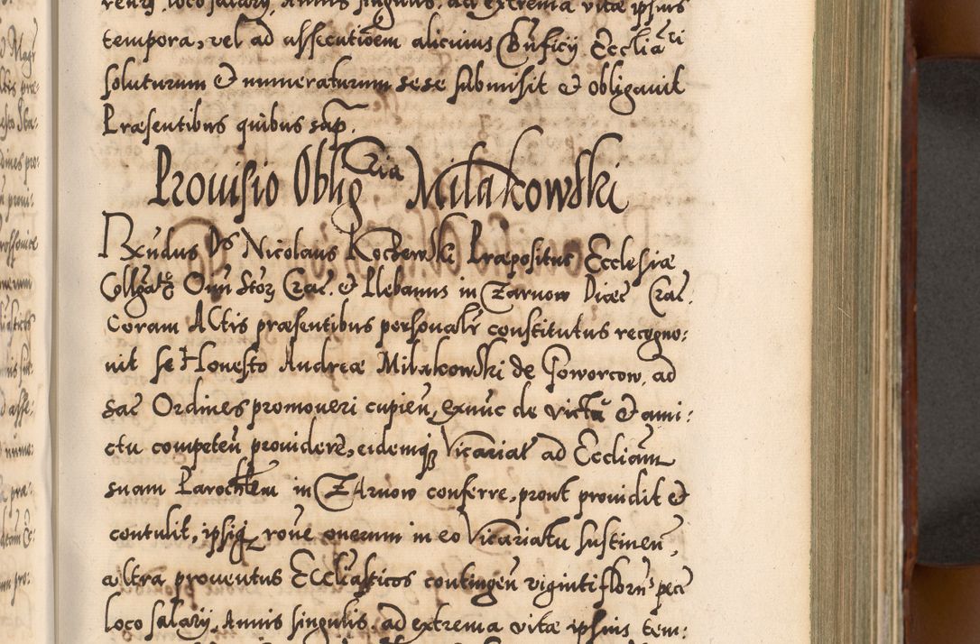 Zdjęcie nr 346 dla obiektu archiwalnego: Illistrissimo et revedissimo in Christo Patre Domino Domino Georgio Rzadziwił Miserone Divina Sacrostae R. E. Tituli S. Sixti Presbitero Cardinali Duce in Olyka et Niesswiesz ad Gubernacula Ecclessiae Cracoviensis cuius administratorialem a Sancta Sede Apostolica obtinverat feliciter sedente. Acta actorum, causarum, sententiarum tam deffinitivarum quam interloquutoriarum decretorum, obligationum, quietationum, recognitionum, constitutionum procuratorum etc. coram Reverendo Domino Stanislao Crassinskz de Crasne Archidiacono Cracoviensis, Scholastico Gnesnesis, Custode Plocensis etc. Vicario et Officiali Generali Cracoviensi in Ano Domini Millesimo Quingentesimo Nonagesimo Primo cuius indictio quarta pontificatus SS. Domini Nostri Gregorii XIIII Anno I psius prio feliciter incipiut