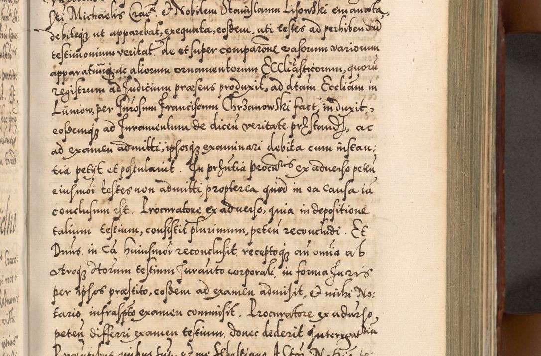 Zdjęcie nr 338 dla obiektu archiwalnego: Illistrissimo et revedissimo in Christo Patre Domino Domino Georgio Rzadziwił Miserone Divina Sacrostae R. E. Tituli S. Sixti Presbitero Cardinali Duce in Olyka et Niesswiesz ad Gubernacula Ecclessiae Cracoviensis cuius administratorialem a Sancta Sede Apostolica obtinverat feliciter sedente. Acta actorum, causarum, sententiarum tam deffinitivarum quam interloquutoriarum decretorum, obligationum, quietationum, recognitionum, constitutionum procuratorum etc. coram Reverendo Domino Stanislao Crassinskz de Crasne Archidiacono Cracoviensis, Scholastico Gnesnesis, Custode Plocensis etc. Vicario et Officiali Generali Cracoviensi in Ano Domini Millesimo Quingentesimo Nonagesimo Primo cuius indictio quarta pontificatus SS. Domini Nostri Gregorii XIIII Anno I psius prio feliciter incipiut