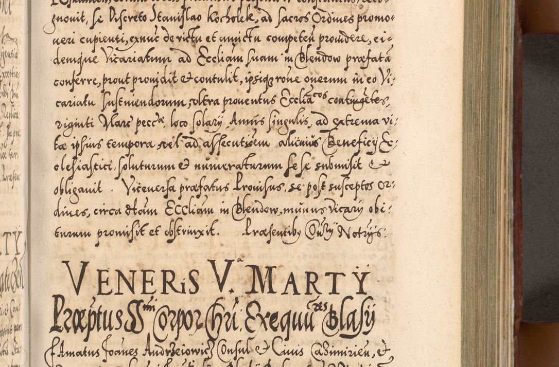 Zdjęcie nr 334 dla obiektu archiwalnego: Illistrissimo et revedissimo in Christo Patre Domino Domino Georgio Rzadziwił Miserone Divina Sacrostae R. E. Tituli S. Sixti Presbitero Cardinali Duce in Olyka et Niesswiesz ad Gubernacula Ecclessiae Cracoviensis cuius administratorialem a Sancta Sede Apostolica obtinverat feliciter sedente. Acta actorum, causarum, sententiarum tam deffinitivarum quam interloquutoriarum decretorum, obligationum, quietationum, recognitionum, constitutionum procuratorum etc. coram Reverendo Domino Stanislao Crassinskz de Crasne Archidiacono Cracoviensis, Scholastico Gnesnesis, Custode Plocensis etc. Vicario et Officiali Generali Cracoviensi in Ano Domini Millesimo Quingentesimo Nonagesimo Primo cuius indictio quarta pontificatus SS. Domini Nostri Gregorii XIIII Anno I psius prio feliciter incipiut