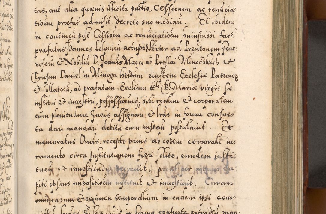 Zdjęcie nr 296 dla obiektu archiwalnego: Illistrissimo et revedissimo in Christo Patre Domino Domino Georgio Rzadziwił Miserone Divina Sacrostae R. E. Tituli S. Sixti Presbitero Cardinali Duce in Olyka et Niesswiesz ad Gubernacula Ecclessiae Cracoviensis cuius administratorialem a Sancta Sede Apostolica obtinverat feliciter sedente. Acta actorum, causarum, sententiarum tam deffinitivarum quam interloquutoriarum decretorum, obligationum, quietationum, recognitionum, constitutionum procuratorum etc. coram Reverendo Domino Stanislao Crassinskz de Crasne Archidiacono Cracoviensis, Scholastico Gnesnesis, Custode Plocensis etc. Vicario et Officiali Generali Cracoviensi in Ano Domini Millesimo Quingentesimo Nonagesimo Primo cuius indictio quarta pontificatus SS. Domini Nostri Gregorii XIIII Anno I psius prio feliciter incipiut