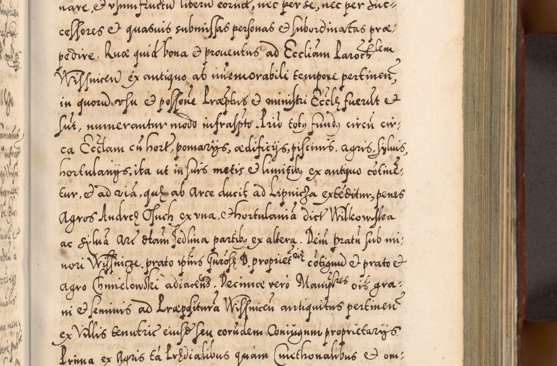 Zdjęcie nr 302 dla obiektu archiwalnego: Illistrissimo et revedissimo in Christo Patre Domino Domino Georgio Rzadziwił Miserone Divina Sacrostae R. E. Tituli S. Sixti Presbitero Cardinali Duce in Olyka et Niesswiesz ad Gubernacula Ecclessiae Cracoviensis cuius administratorialem a Sancta Sede Apostolica obtinverat feliciter sedente. Acta actorum, causarum, sententiarum tam deffinitivarum quam interloquutoriarum decretorum, obligationum, quietationum, recognitionum, constitutionum procuratorum etc. coram Reverendo Domino Stanislao Crassinskz de Crasne Archidiacono Cracoviensis, Scholastico Gnesnesis, Custode Plocensis etc. Vicario et Officiali Generali Cracoviensi in Ano Domini Millesimo Quingentesimo Nonagesimo Primo cuius indictio quarta pontificatus SS. Domini Nostri Gregorii XIIII Anno I psius prio feliciter incipiut
