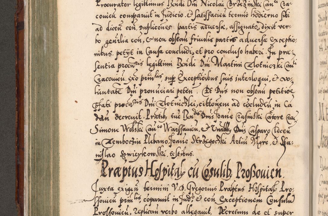 Zdjęcie nr 297 dla obiektu archiwalnego: Illistrissimo et revedissimo in Christo Patre Domino Domino Georgio Rzadziwił Miserone Divina Sacrostae R. E. Tituli S. Sixti Presbitero Cardinali Duce in Olyka et Niesswiesz ad Gubernacula Ecclessiae Cracoviensis cuius administratorialem a Sancta Sede Apostolica obtinverat feliciter sedente. Acta actorum, causarum, sententiarum tam deffinitivarum quam interloquutoriarum decretorum, obligationum, quietationum, recognitionum, constitutionum procuratorum etc. coram Reverendo Domino Stanislao Crassinskz de Crasne Archidiacono Cracoviensis, Scholastico Gnesnesis, Custode Plocensis etc. Vicario et Officiali Generali Cracoviensi in Ano Domini Millesimo Quingentesimo Nonagesimo Primo cuius indictio quarta pontificatus SS. Domini Nostri Gregorii XIIII Anno I psius prio feliciter incipiut