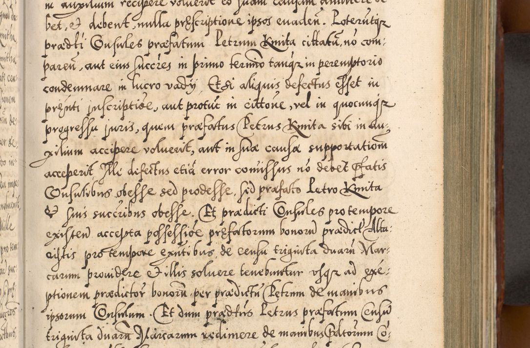 Zdjęcie nr 246 dla obiektu archiwalnego: Illistrissimo et revedissimo in Christo Patre Domino Domino Georgio Rzadziwił Miserone Divina Sacrostae R. E. Tituli S. Sixti Presbitero Cardinali Duce in Olyka et Niesswiesz ad Gubernacula Ecclessiae Cracoviensis cuius administratorialem a Sancta Sede Apostolica obtinverat feliciter sedente. Acta actorum, causarum, sententiarum tam deffinitivarum quam interloquutoriarum decretorum, obligationum, quietationum, recognitionum, constitutionum procuratorum etc. coram Reverendo Domino Stanislao Crassinskz de Crasne Archidiacono Cracoviensis, Scholastico Gnesnesis, Custode Plocensis etc. Vicario et Officiali Generali Cracoviensi in Ano Domini Millesimo Quingentesimo Nonagesimo Primo cuius indictio quarta pontificatus SS. Domini Nostri Gregorii XIIII Anno I psius prio feliciter incipiut