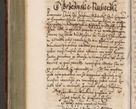 Zdjęcie nr 605 dla obiektu archiwalnego: Illistrissimo et revedissimo in Christo Patre Domino Domino Georgio Rzadziwił Miserone Divina Sacrostae R. E. Tituli S. Sixti Presbitero Cardinali Duce in Olyka et Niesswiesz ad Gubernacula Ecclessiae Cracoviensis cuius administratorialem a Sancta Sede Apostolica obtinverat feliciter sedente. Acta actorum, causarum, sententiarum tam deffinitivarum quam interloquutoriarum decretorum, obligationum, quietationum, recognitionum, constitutionum procuratorum etc. coram Reverendo Domino Stanislao Crassinskz de Crasne Archidiacono Cracoviensis, Scholastico Gnesnesis, Custode Plocensis etc. Vicario et Officiali Generali Cracoviensi in Ano Domini Millesimo Quingentesimo Nonagesimo Primo cuius indictio quarta pontificatus SS. Domini Nostri Gregorii XIIII Anno I psius prio feliciter incipiut
