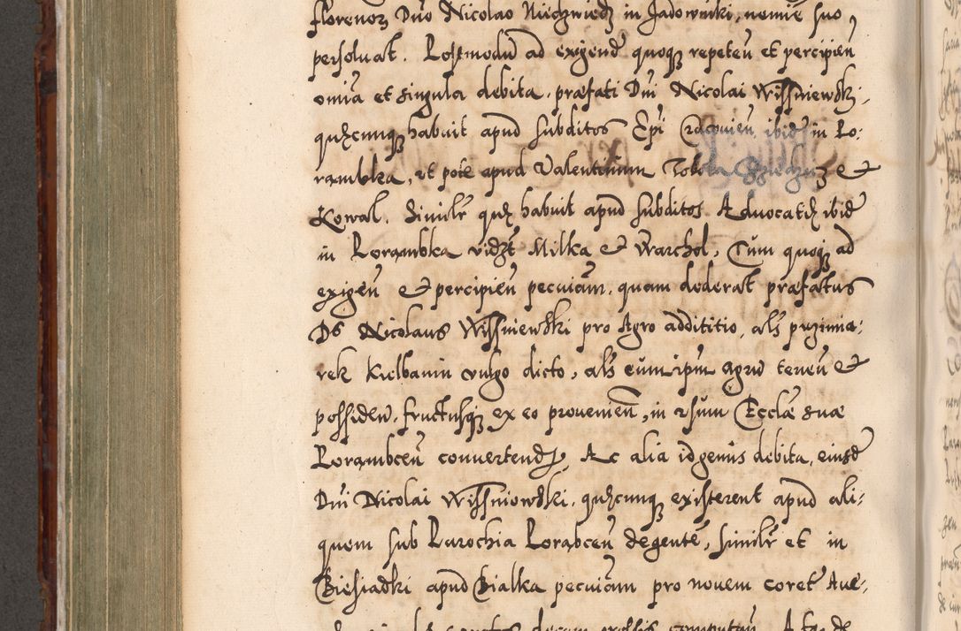 Zdjęcie nr 597 dla obiektu archiwalnego: Illistrissimo et revedissimo in Christo Patre Domino Domino Georgio Rzadziwił Miserone Divina Sacrostae R. E. Tituli S. Sixti Presbitero Cardinali Duce in Olyka et Niesswiesz ad Gubernacula Ecclessiae Cracoviensis cuius administratorialem a Sancta Sede Apostolica obtinverat feliciter sedente. Acta actorum, causarum, sententiarum tam deffinitivarum quam interloquutoriarum decretorum, obligationum, quietationum, recognitionum, constitutionum procuratorum etc. coram Reverendo Domino Stanislao Crassinskz de Crasne Archidiacono Cracoviensis, Scholastico Gnesnesis, Custode Plocensis etc. Vicario et Officiali Generali Cracoviensi in Ano Domini Millesimo Quingentesimo Nonagesimo Primo cuius indictio quarta pontificatus SS. Domini Nostri Gregorii XIIII Anno I psius prio feliciter incipiut