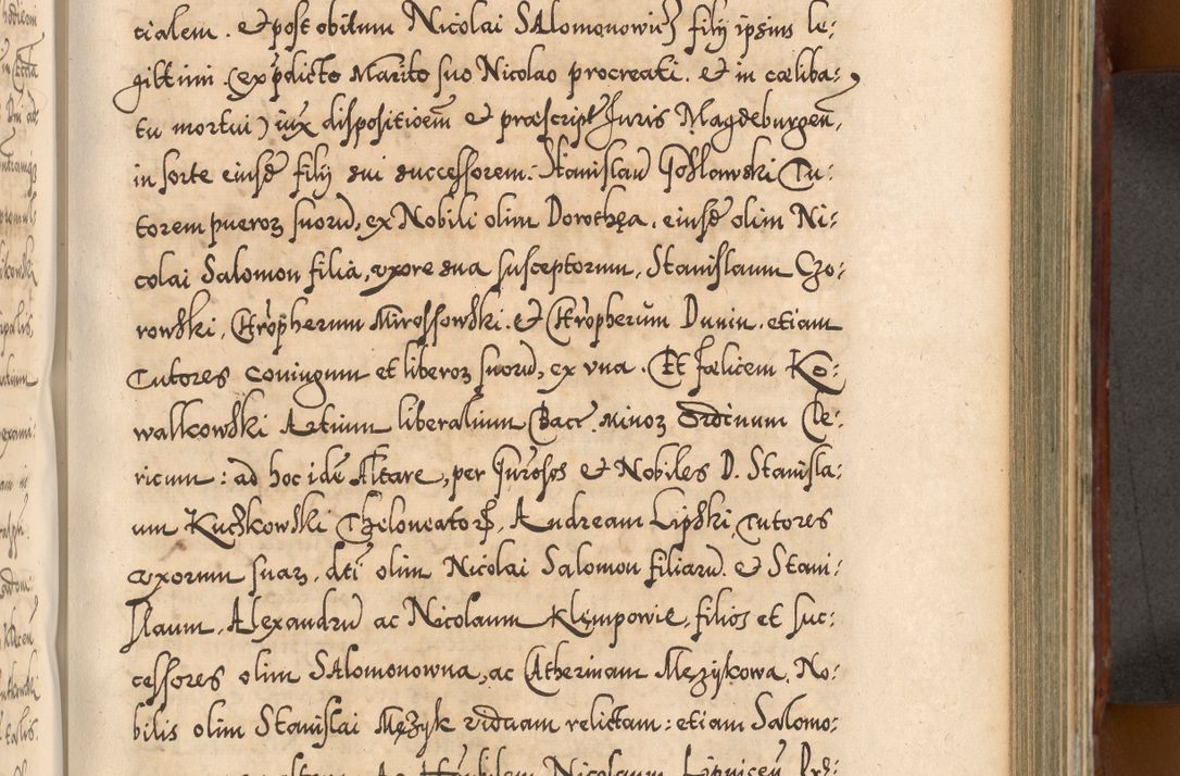 Zdjęcie nr 588 dla obiektu archiwalnego: Illistrissimo et revedissimo in Christo Patre Domino Domino Georgio Rzadziwił Miserone Divina Sacrostae R. E. Tituli S. Sixti Presbitero Cardinali Duce in Olyka et Niesswiesz ad Gubernacula Ecclessiae Cracoviensis cuius administratorialem a Sancta Sede Apostolica obtinverat feliciter sedente. Acta actorum, causarum, sententiarum tam deffinitivarum quam interloquutoriarum decretorum, obligationum, quietationum, recognitionum, constitutionum procuratorum etc. coram Reverendo Domino Stanislao Crassinskz de Crasne Archidiacono Cracoviensis, Scholastico Gnesnesis, Custode Plocensis etc. Vicario et Officiali Generali Cracoviensi in Ano Domini Millesimo Quingentesimo Nonagesimo Primo cuius indictio quarta pontificatus SS. Domini Nostri Gregorii XIIII Anno I psius prio feliciter incipiut
