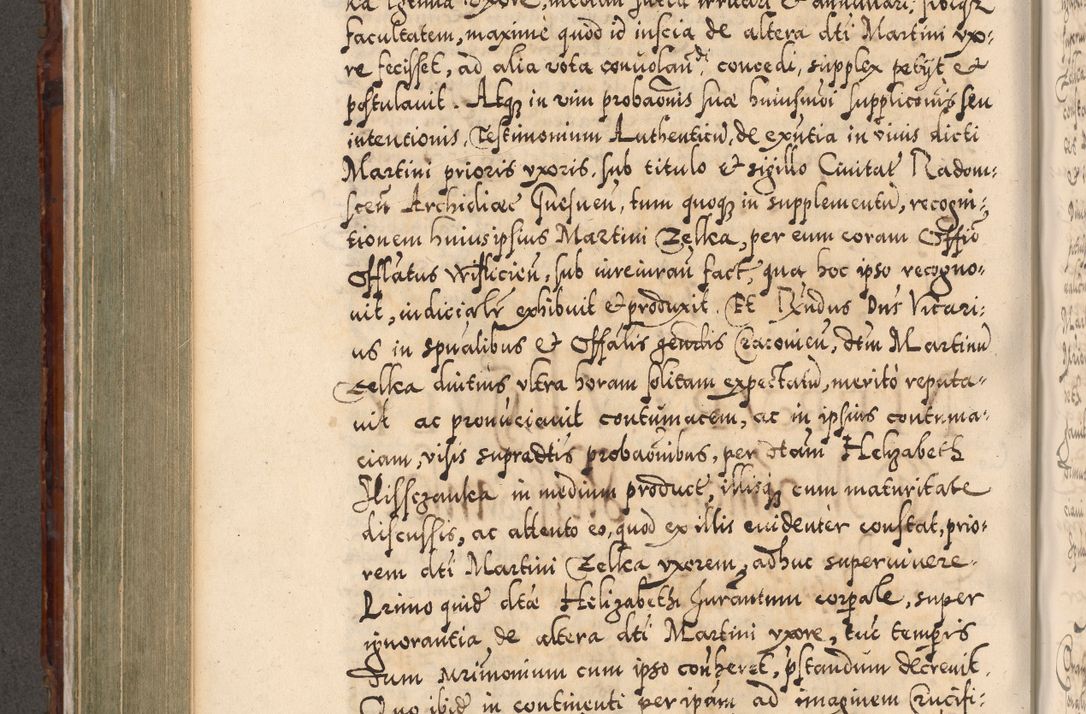 Zdjęcie nr 541 dla obiektu archiwalnego: Illistrissimo et revedissimo in Christo Patre Domino Domino Georgio Rzadziwił Miserone Divina Sacrostae R. E. Tituli S. Sixti Presbitero Cardinali Duce in Olyka et Niesswiesz ad Gubernacula Ecclessiae Cracoviensis cuius administratorialem a Sancta Sede Apostolica obtinverat feliciter sedente. Acta actorum, causarum, sententiarum tam deffinitivarum quam interloquutoriarum decretorum, obligationum, quietationum, recognitionum, constitutionum procuratorum etc. coram Reverendo Domino Stanislao Crassinskz de Crasne Archidiacono Cracoviensis, Scholastico Gnesnesis, Custode Plocensis etc. Vicario et Officiali Generali Cracoviensi in Ano Domini Millesimo Quingentesimo Nonagesimo Primo cuius indictio quarta pontificatus SS. Domini Nostri Gregorii XIIII Anno I psius prio feliciter incipiut