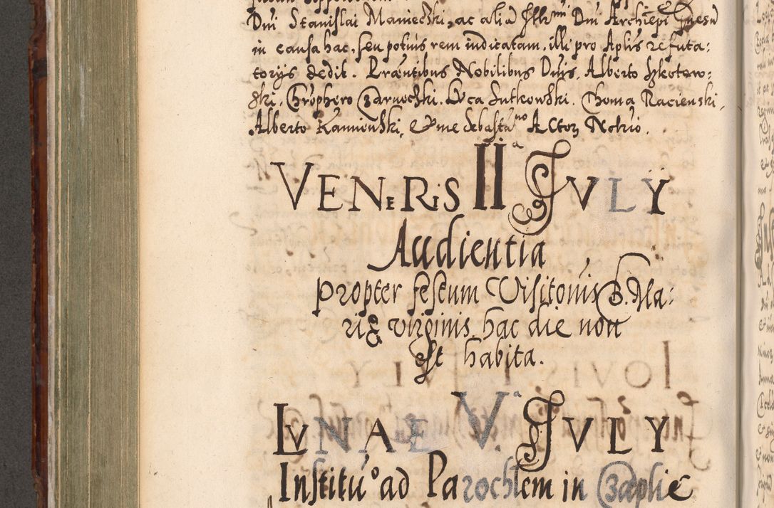 Zdjęcie nr 533 dla obiektu archiwalnego: Illistrissimo et revedissimo in Christo Patre Domino Domino Georgio Rzadziwił Miserone Divina Sacrostae R. E. Tituli S. Sixti Presbitero Cardinali Duce in Olyka et Niesswiesz ad Gubernacula Ecclessiae Cracoviensis cuius administratorialem a Sancta Sede Apostolica obtinverat feliciter sedente. Acta actorum, causarum, sententiarum tam deffinitivarum quam interloquutoriarum decretorum, obligationum, quietationum, recognitionum, constitutionum procuratorum etc. coram Reverendo Domino Stanislao Crassinskz de Crasne Archidiacono Cracoviensis, Scholastico Gnesnesis, Custode Plocensis etc. Vicario et Officiali Generali Cracoviensi in Ano Domini Millesimo Quingentesimo Nonagesimo Primo cuius indictio quarta pontificatus SS. Domini Nostri Gregorii XIIII Anno I psius prio feliciter incipiut