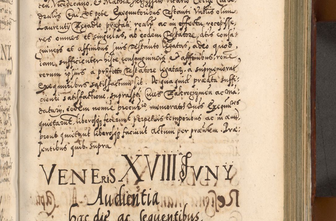 Zdjęcie nr 520 dla obiektu archiwalnego: Illistrissimo et revedissimo in Christo Patre Domino Domino Georgio Rzadziwił Miserone Divina Sacrostae R. E. Tituli S. Sixti Presbitero Cardinali Duce in Olyka et Niesswiesz ad Gubernacula Ecclessiae Cracoviensis cuius administratorialem a Sancta Sede Apostolica obtinverat feliciter sedente. Acta actorum, causarum, sententiarum tam deffinitivarum quam interloquutoriarum decretorum, obligationum, quietationum, recognitionum, constitutionum procuratorum etc. coram Reverendo Domino Stanislao Crassinskz de Crasne Archidiacono Cracoviensis, Scholastico Gnesnesis, Custode Plocensis etc. Vicario et Officiali Generali Cracoviensi in Ano Domini Millesimo Quingentesimo Nonagesimo Primo cuius indictio quarta pontificatus SS. Domini Nostri Gregorii XIIII Anno I psius prio feliciter incipiut