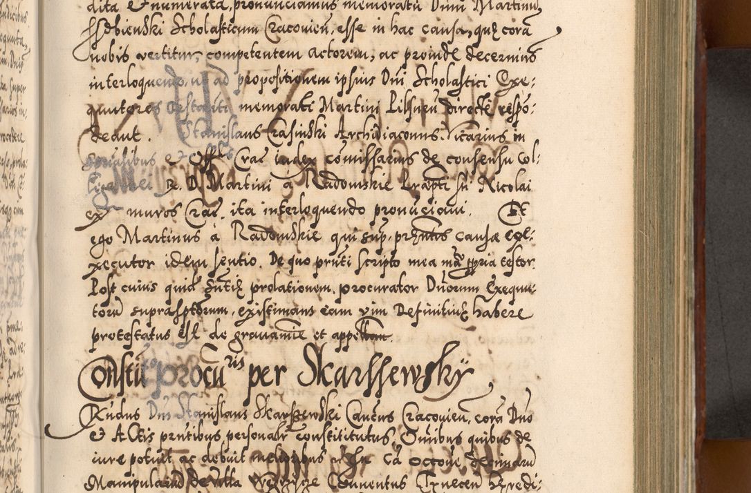 Zdjęcie nr 518 dla obiektu archiwalnego: Illistrissimo et revedissimo in Christo Patre Domino Domino Georgio Rzadziwił Miserone Divina Sacrostae R. E. Tituli S. Sixti Presbitero Cardinali Duce in Olyka et Niesswiesz ad Gubernacula Ecclessiae Cracoviensis cuius administratorialem a Sancta Sede Apostolica obtinverat feliciter sedente. Acta actorum, causarum, sententiarum tam deffinitivarum quam interloquutoriarum decretorum, obligationum, quietationum, recognitionum, constitutionum procuratorum etc. coram Reverendo Domino Stanislao Crassinskz de Crasne Archidiacono Cracoviensis, Scholastico Gnesnesis, Custode Plocensis etc. Vicario et Officiali Generali Cracoviensi in Ano Domini Millesimo Quingentesimo Nonagesimo Primo cuius indictio quarta pontificatus SS. Domini Nostri Gregorii XIIII Anno I psius prio feliciter incipiut