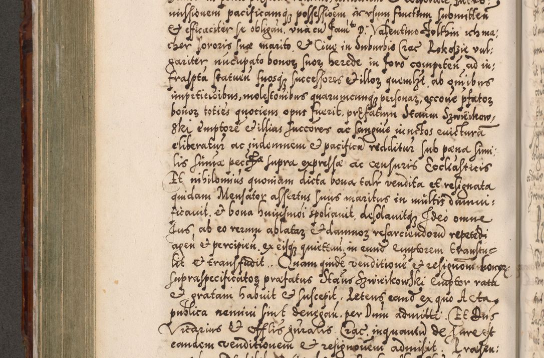 Zdjęcie nr 509 dla obiektu archiwalnego: Illistrissimo et revedissimo in Christo Patre Domino Domino Georgio Rzadziwił Miserone Divina Sacrostae R. E. Tituli S. Sixti Presbitero Cardinali Duce in Olyka et Niesswiesz ad Gubernacula Ecclessiae Cracoviensis cuius administratorialem a Sancta Sede Apostolica obtinverat feliciter sedente. Acta actorum, causarum, sententiarum tam deffinitivarum quam interloquutoriarum decretorum, obligationum, quietationum, recognitionum, constitutionum procuratorum etc. coram Reverendo Domino Stanislao Crassinskz de Crasne Archidiacono Cracoviensis, Scholastico Gnesnesis, Custode Plocensis etc. Vicario et Officiali Generali Cracoviensi in Ano Domini Millesimo Quingentesimo Nonagesimo Primo cuius indictio quarta pontificatus SS. Domini Nostri Gregorii XIIII Anno I psius prio feliciter incipiut
