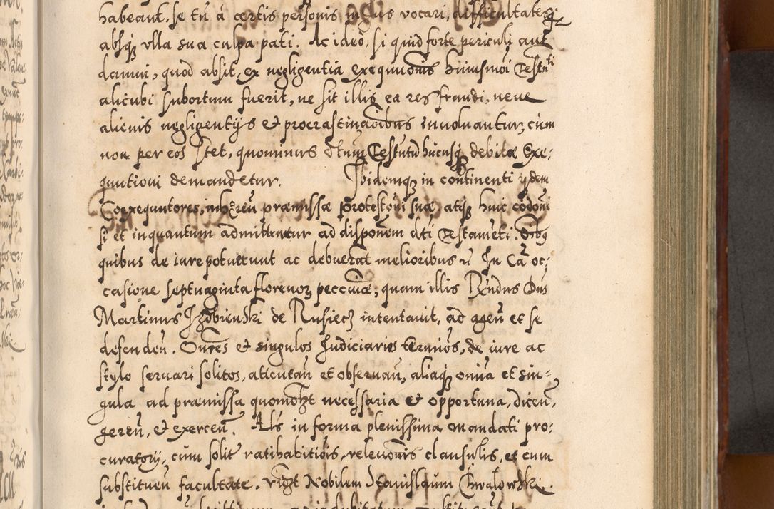 Zdjęcie nr 500 dla obiektu archiwalnego: Illistrissimo et revedissimo in Christo Patre Domino Domino Georgio Rzadziwił Miserone Divina Sacrostae R. E. Tituli S. Sixti Presbitero Cardinali Duce in Olyka et Niesswiesz ad Gubernacula Ecclessiae Cracoviensis cuius administratorialem a Sancta Sede Apostolica obtinverat feliciter sedente. Acta actorum, causarum, sententiarum tam deffinitivarum quam interloquutoriarum decretorum, obligationum, quietationum, recognitionum, constitutionum procuratorum etc. coram Reverendo Domino Stanislao Crassinskz de Crasne Archidiacono Cracoviensis, Scholastico Gnesnesis, Custode Plocensis etc. Vicario et Officiali Generali Cracoviensi in Ano Domini Millesimo Quingentesimo Nonagesimo Primo cuius indictio quarta pontificatus SS. Domini Nostri Gregorii XIIII Anno I psius prio feliciter incipiut