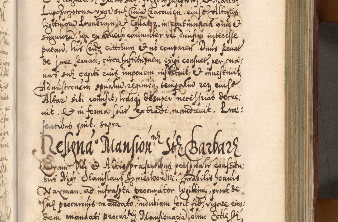 Zdjęcie nr 486 dla obiektu archiwalnego: Illistrissimo et revedissimo in Christo Patre Domino Domino Georgio Rzadziwił Miserone Divina Sacrostae R. E. Tituli S. Sixti Presbitero Cardinali Duce in Olyka et Niesswiesz ad Gubernacula Ecclessiae Cracoviensis cuius administratorialem a Sancta Sede Apostolica obtinverat feliciter sedente. Acta actorum, causarum, sententiarum tam deffinitivarum quam interloquutoriarum decretorum, obligationum, quietationum, recognitionum, constitutionum procuratorum etc. coram Reverendo Domino Stanislao Crassinskz de Crasne Archidiacono Cracoviensis, Scholastico Gnesnesis, Custode Plocensis etc. Vicario et Officiali Generali Cracoviensi in Ano Domini Millesimo Quingentesimo Nonagesimo Primo cuius indictio quarta pontificatus SS. Domini Nostri Gregorii XIIII Anno I psius prio feliciter incipiut