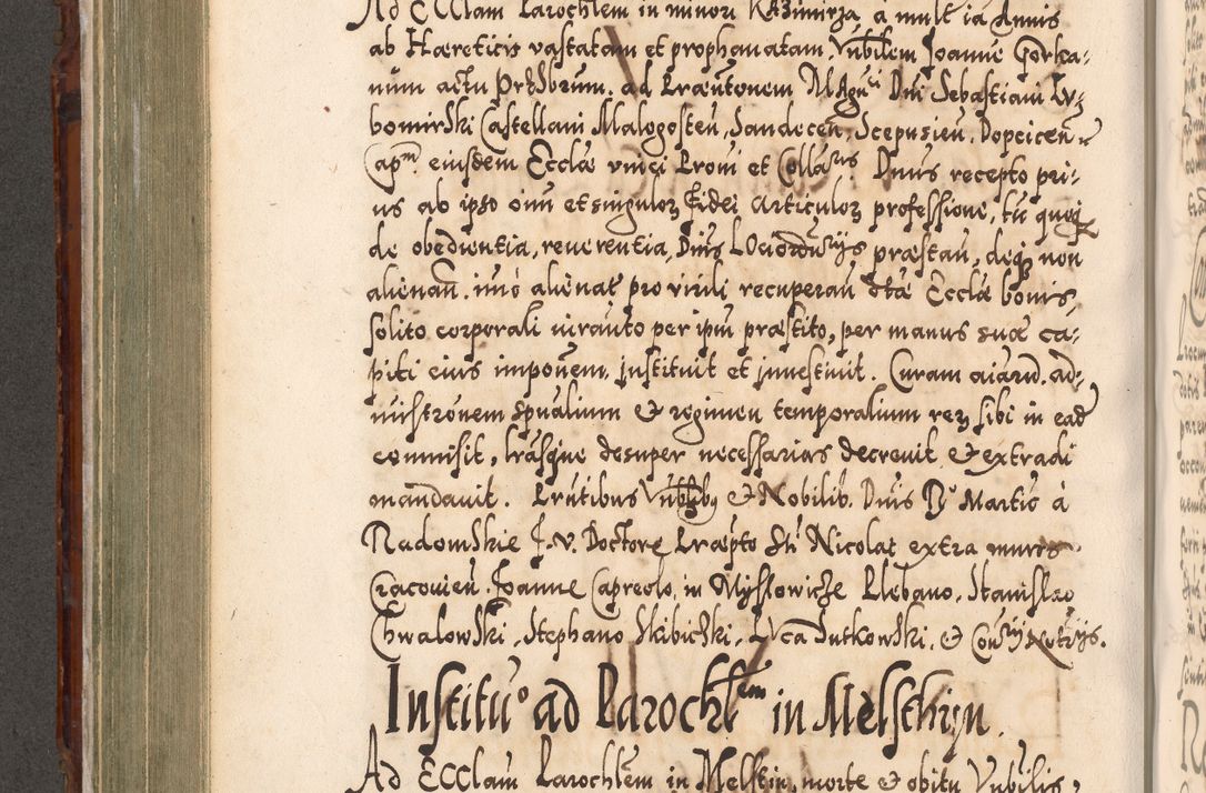 Zdjęcie nr 481 dla obiektu archiwalnego: Illistrissimo et revedissimo in Christo Patre Domino Domino Georgio Rzadziwił Miserone Divina Sacrostae R. E. Tituli S. Sixti Presbitero Cardinali Duce in Olyka et Niesswiesz ad Gubernacula Ecclessiae Cracoviensis cuius administratorialem a Sancta Sede Apostolica obtinverat feliciter sedente. Acta actorum, causarum, sententiarum tam deffinitivarum quam interloquutoriarum decretorum, obligationum, quietationum, recognitionum, constitutionum procuratorum etc. coram Reverendo Domino Stanislao Crassinskz de Crasne Archidiacono Cracoviensis, Scholastico Gnesnesis, Custode Plocensis etc. Vicario et Officiali Generali Cracoviensi in Ano Domini Millesimo Quingentesimo Nonagesimo Primo cuius indictio quarta pontificatus SS. Domini Nostri Gregorii XIIII Anno I psius prio feliciter incipiut