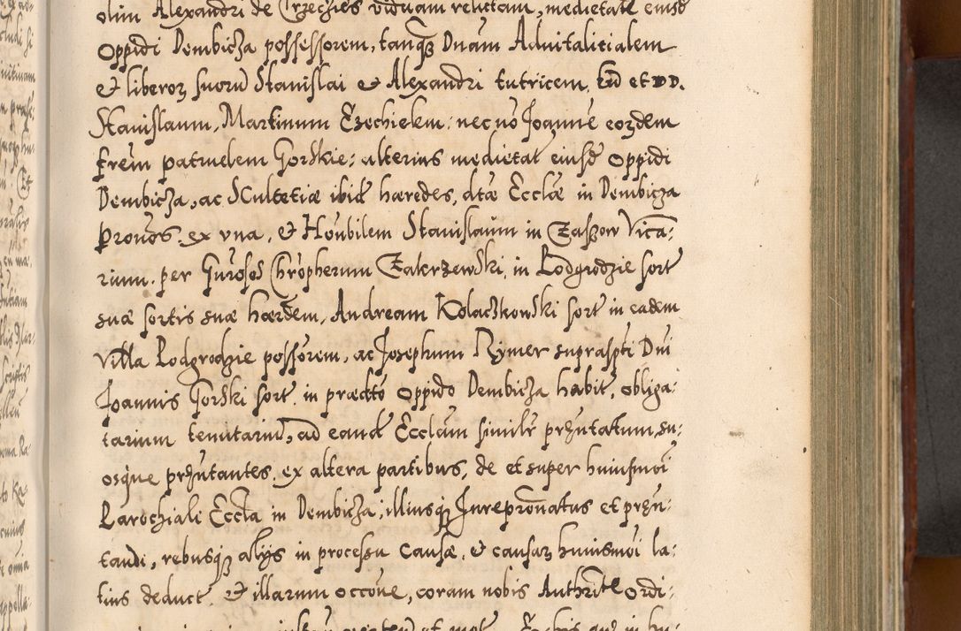 Zdjęcie nr 458 dla obiektu archiwalnego: Illistrissimo et revedissimo in Christo Patre Domino Domino Georgio Rzadziwił Miserone Divina Sacrostae R. E. Tituli S. Sixti Presbitero Cardinali Duce in Olyka et Niesswiesz ad Gubernacula Ecclessiae Cracoviensis cuius administratorialem a Sancta Sede Apostolica obtinverat feliciter sedente. Acta actorum, causarum, sententiarum tam deffinitivarum quam interloquutoriarum decretorum, obligationum, quietationum, recognitionum, constitutionum procuratorum etc. coram Reverendo Domino Stanislao Crassinskz de Crasne Archidiacono Cracoviensis, Scholastico Gnesnesis, Custode Plocensis etc. Vicario et Officiali Generali Cracoviensi in Ano Domini Millesimo Quingentesimo Nonagesimo Primo cuius indictio quarta pontificatus SS. Domini Nostri Gregorii XIIII Anno I psius prio feliciter incipiut