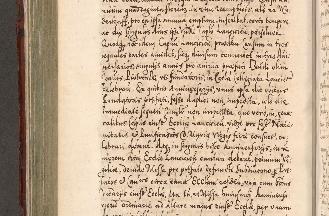 Zdjęcie nr 455 dla obiektu archiwalnego: Illistrissimo et revedissimo in Christo Patre Domino Domino Georgio Rzadziwił Miserone Divina Sacrostae R. E. Tituli S. Sixti Presbitero Cardinali Duce in Olyka et Niesswiesz ad Gubernacula Ecclessiae Cracoviensis cuius administratorialem a Sancta Sede Apostolica obtinverat feliciter sedente. Acta actorum, causarum, sententiarum tam deffinitivarum quam interloquutoriarum decretorum, obligationum, quietationum, recognitionum, constitutionum procuratorum etc. coram Reverendo Domino Stanislao Crassinskz de Crasne Archidiacono Cracoviensis, Scholastico Gnesnesis, Custode Plocensis etc. Vicario et Officiali Generali Cracoviensi in Ano Domini Millesimo Quingentesimo Nonagesimo Primo cuius indictio quarta pontificatus SS. Domini Nostri Gregorii XIIII Anno I psius prio feliciter incipiut