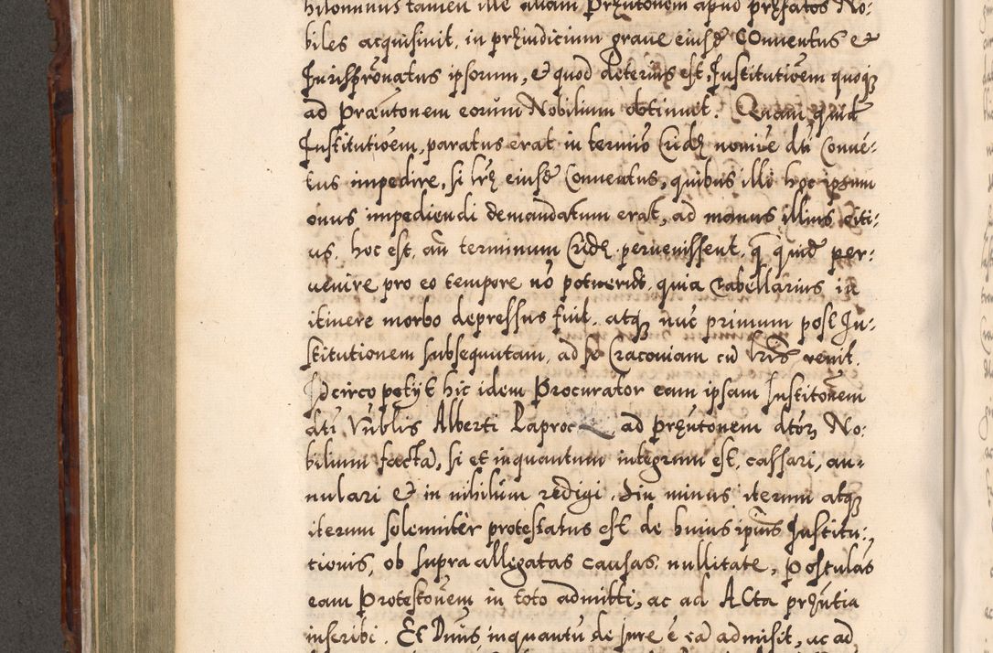Zdjęcie nr 453 dla obiektu archiwalnego: Illistrissimo et revedissimo in Christo Patre Domino Domino Georgio Rzadziwił Miserone Divina Sacrostae R. E. Tituli S. Sixti Presbitero Cardinali Duce in Olyka et Niesswiesz ad Gubernacula Ecclessiae Cracoviensis cuius administratorialem a Sancta Sede Apostolica obtinverat feliciter sedente. Acta actorum, causarum, sententiarum tam deffinitivarum quam interloquutoriarum decretorum, obligationum, quietationum, recognitionum, constitutionum procuratorum etc. coram Reverendo Domino Stanislao Crassinskz de Crasne Archidiacono Cracoviensis, Scholastico Gnesnesis, Custode Plocensis etc. Vicario et Officiali Generali Cracoviensi in Ano Domini Millesimo Quingentesimo Nonagesimo Primo cuius indictio quarta pontificatus SS. Domini Nostri Gregorii XIIII Anno I psius prio feliciter incipiut