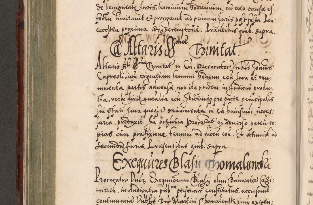 Zdjęcie nr 449 dla obiektu archiwalnego: Illistrissimo et revedissimo in Christo Patre Domino Domino Georgio Rzadziwił Miserone Divina Sacrostae R. E. Tituli S. Sixti Presbitero Cardinali Duce in Olyka et Niesswiesz ad Gubernacula Ecclessiae Cracoviensis cuius administratorialem a Sancta Sede Apostolica obtinverat feliciter sedente. Acta actorum, causarum, sententiarum tam deffinitivarum quam interloquutoriarum decretorum, obligationum, quietationum, recognitionum, constitutionum procuratorum etc. coram Reverendo Domino Stanislao Crassinskz de Crasne Archidiacono Cracoviensis, Scholastico Gnesnesis, Custode Plocensis etc. Vicario et Officiali Generali Cracoviensi in Ano Domini Millesimo Quingentesimo Nonagesimo Primo cuius indictio quarta pontificatus SS. Domini Nostri Gregorii XIIII Anno I psius prio feliciter incipiut