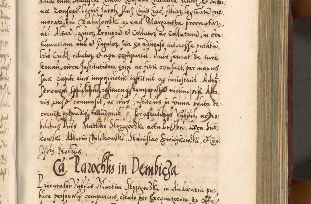 Zdjęcie nr 430 dla obiektu archiwalnego: Illistrissimo et revedissimo in Christo Patre Domino Domino Georgio Rzadziwił Miserone Divina Sacrostae R. E. Tituli S. Sixti Presbitero Cardinali Duce in Olyka et Niesswiesz ad Gubernacula Ecclessiae Cracoviensis cuius administratorialem a Sancta Sede Apostolica obtinverat feliciter sedente. Acta actorum, causarum, sententiarum tam deffinitivarum quam interloquutoriarum decretorum, obligationum, quietationum, recognitionum, constitutionum procuratorum etc. coram Reverendo Domino Stanislao Crassinskz de Crasne Archidiacono Cracoviensis, Scholastico Gnesnesis, Custode Plocensis etc. Vicario et Officiali Generali Cracoviensi in Ano Domini Millesimo Quingentesimo Nonagesimo Primo cuius indictio quarta pontificatus SS. Domini Nostri Gregorii XIIII Anno I psius prio feliciter incipiut