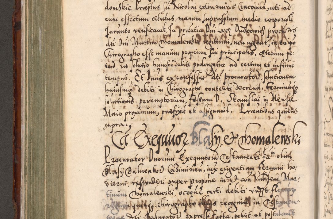 Zdjęcie nr 427 dla obiektu archiwalnego: Illistrissimo et revedissimo in Christo Patre Domino Domino Georgio Rzadziwił Miserone Divina Sacrostae R. E. Tituli S. Sixti Presbitero Cardinali Duce in Olyka et Niesswiesz ad Gubernacula Ecclessiae Cracoviensis cuius administratorialem a Sancta Sede Apostolica obtinverat feliciter sedente. Acta actorum, causarum, sententiarum tam deffinitivarum quam interloquutoriarum decretorum, obligationum, quietationum, recognitionum, constitutionum procuratorum etc. coram Reverendo Domino Stanislao Crassinskz de Crasne Archidiacono Cracoviensis, Scholastico Gnesnesis, Custode Plocensis etc. Vicario et Officiali Generali Cracoviensi in Ano Domini Millesimo Quingentesimo Nonagesimo Primo cuius indictio quarta pontificatus SS. Domini Nostri Gregorii XIIII Anno I psius prio feliciter incipiut