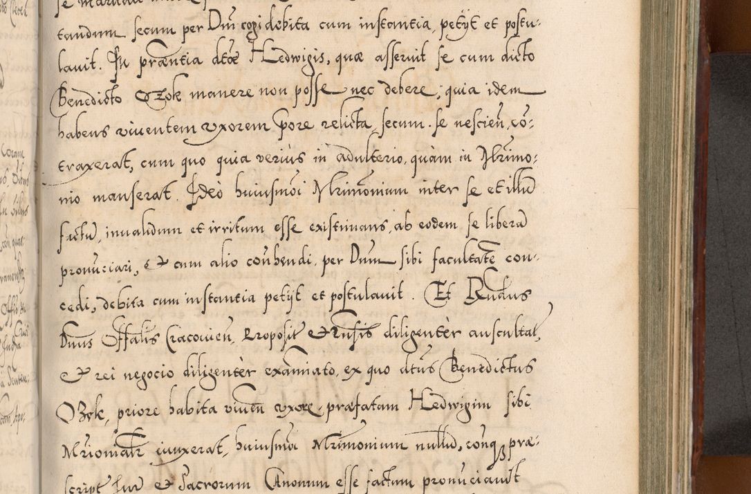 Zdjęcie nr 792 dla obiektu archiwalnego: Illistrissimo et revedissimo in Christo Patre Domino Domino Georgio Rzadziwił Miserone Divina Sacrostae R. E. Tituli S. Sixti Presbitero Cardinali Duce in Olyka et Niesswiesz ad Gubernacula Ecclessiae Cracoviensis cuius administratorialem a Sancta Sede Apostolica obtinverat feliciter sedente. Acta actorum, causarum, sententiarum tam deffinitivarum quam interloquutoriarum decretorum, obligationum, quietationum, recognitionum, constitutionum procuratorum etc. coram Reverendo Domino Stanislao Crassinskz de Crasne Archidiacono Cracoviensis, Scholastico Gnesnesis, Custode Plocensis etc. Vicario et Officiali Generali Cracoviensi in Ano Domini Millesimo Quingentesimo Nonagesimo Primo cuius indictio quarta pontificatus SS. Domini Nostri Gregorii XIIII Anno I psius prio feliciter incipiut