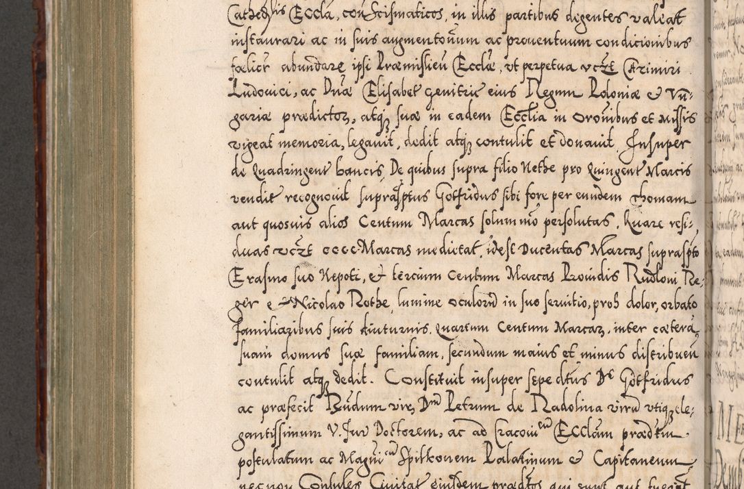 Zdjęcie nr 777 dla obiektu archiwalnego: Illistrissimo et revedissimo in Christo Patre Domino Domino Georgio Rzadziwił Miserone Divina Sacrostae R. E. Tituli S. Sixti Presbitero Cardinali Duce in Olyka et Niesswiesz ad Gubernacula Ecclessiae Cracoviensis cuius administratorialem a Sancta Sede Apostolica obtinverat feliciter sedente. Acta actorum, causarum, sententiarum tam deffinitivarum quam interloquutoriarum decretorum, obligationum, quietationum, recognitionum, constitutionum procuratorum etc. coram Reverendo Domino Stanislao Crassinskz de Crasne Archidiacono Cracoviensis, Scholastico Gnesnesis, Custode Plocensis etc. Vicario et Officiali Generali Cracoviensi in Ano Domini Millesimo Quingentesimo Nonagesimo Primo cuius indictio quarta pontificatus SS. Domini Nostri Gregorii XIIII Anno I psius prio feliciter incipiut