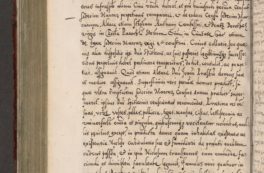 Zdjęcie nr 775 dla obiektu archiwalnego: Illistrissimo et revedissimo in Christo Patre Domino Domino Georgio Rzadziwił Miserone Divina Sacrostae R. E. Tituli S. Sixti Presbitero Cardinali Duce in Olyka et Niesswiesz ad Gubernacula Ecclessiae Cracoviensis cuius administratorialem a Sancta Sede Apostolica obtinverat feliciter sedente. Acta actorum, causarum, sententiarum tam deffinitivarum quam interloquutoriarum decretorum, obligationum, quietationum, recognitionum, constitutionum procuratorum etc. coram Reverendo Domino Stanislao Crassinskz de Crasne Archidiacono Cracoviensis, Scholastico Gnesnesis, Custode Plocensis etc. Vicario et Officiali Generali Cracoviensi in Ano Domini Millesimo Quingentesimo Nonagesimo Primo cuius indictio quarta pontificatus SS. Domini Nostri Gregorii XIIII Anno I psius prio feliciter incipiut