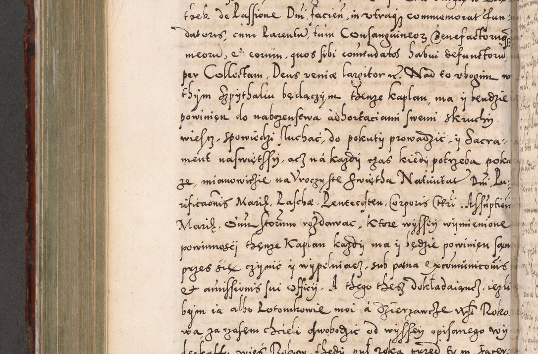 Zdjęcie nr 753 dla obiektu archiwalnego: Illistrissimo et revedissimo in Christo Patre Domino Domino Georgio Rzadziwił Miserone Divina Sacrostae R. E. Tituli S. Sixti Presbitero Cardinali Duce in Olyka et Niesswiesz ad Gubernacula Ecclessiae Cracoviensis cuius administratorialem a Sancta Sede Apostolica obtinverat feliciter sedente. Acta actorum, causarum, sententiarum tam deffinitivarum quam interloquutoriarum decretorum, obligationum, quietationum, recognitionum, constitutionum procuratorum etc. coram Reverendo Domino Stanislao Crassinskz de Crasne Archidiacono Cracoviensis, Scholastico Gnesnesis, Custode Plocensis etc. Vicario et Officiali Generali Cracoviensi in Ano Domini Millesimo Quingentesimo Nonagesimo Primo cuius indictio quarta pontificatus SS. Domini Nostri Gregorii XIIII Anno I psius prio feliciter incipiut