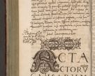 Zdjęcie nr 741 dla obiektu archiwalnego: Illistrissimo et revedissimo in Christo Patre Domino Domino Georgio Rzadziwił Miserone Divina Sacrostae R. E. Tituli S. Sixti Presbitero Cardinali Duce in Olyka et Niesswiesz ad Gubernacula Ecclessiae Cracoviensis cuius administratorialem a Sancta Sede Apostolica obtinverat feliciter sedente. Acta actorum, causarum, sententiarum tam deffinitivarum quam interloquutoriarum decretorum, obligationum, quietationum, recognitionum, constitutionum procuratorum etc. coram Reverendo Domino Stanislao Crassinskz de Crasne Archidiacono Cracoviensis, Scholastico Gnesnesis, Custode Plocensis etc. Vicario et Officiali Generali Cracoviensi in Ano Domini Millesimo Quingentesimo Nonagesimo Primo cuius indictio quarta pontificatus SS. Domini Nostri Gregorii XIIII Anno I psius prio feliciter incipiut