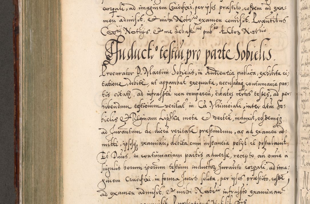 Zdjęcie nr 717 dla obiektu archiwalnego: Illistrissimo et revedissimo in Christo Patre Domino Domino Georgio Rzadziwił Miserone Divina Sacrostae R. E. Tituli S. Sixti Presbitero Cardinali Duce in Olyka et Niesswiesz ad Gubernacula Ecclessiae Cracoviensis cuius administratorialem a Sancta Sede Apostolica obtinverat feliciter sedente. Acta actorum, causarum, sententiarum tam deffinitivarum quam interloquutoriarum decretorum, obligationum, quietationum, recognitionum, constitutionum procuratorum etc. coram Reverendo Domino Stanislao Crassinskz de Crasne Archidiacono Cracoviensis, Scholastico Gnesnesis, Custode Plocensis etc. Vicario et Officiali Generali Cracoviensi in Ano Domini Millesimo Quingentesimo Nonagesimo Primo cuius indictio quarta pontificatus SS. Domini Nostri Gregorii XIIII Anno I psius prio feliciter incipiut