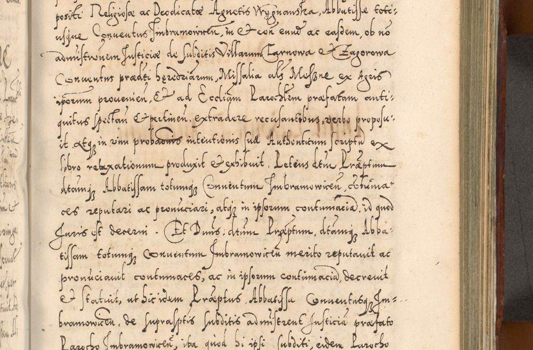 Zdjęcie nr 686 dla obiektu archiwalnego: Illistrissimo et revedissimo in Christo Patre Domino Domino Georgio Rzadziwił Miserone Divina Sacrostae R. E. Tituli S. Sixti Presbitero Cardinali Duce in Olyka et Niesswiesz ad Gubernacula Ecclessiae Cracoviensis cuius administratorialem a Sancta Sede Apostolica obtinverat feliciter sedente. Acta actorum, causarum, sententiarum tam deffinitivarum quam interloquutoriarum decretorum, obligationum, quietationum, recognitionum, constitutionum procuratorum etc. coram Reverendo Domino Stanislao Crassinskz de Crasne Archidiacono Cracoviensis, Scholastico Gnesnesis, Custode Plocensis etc. Vicario et Officiali Generali Cracoviensi in Ano Domini Millesimo Quingentesimo Nonagesimo Primo cuius indictio quarta pontificatus SS. Domini Nostri Gregorii XIIII Anno I psius prio feliciter incipiut