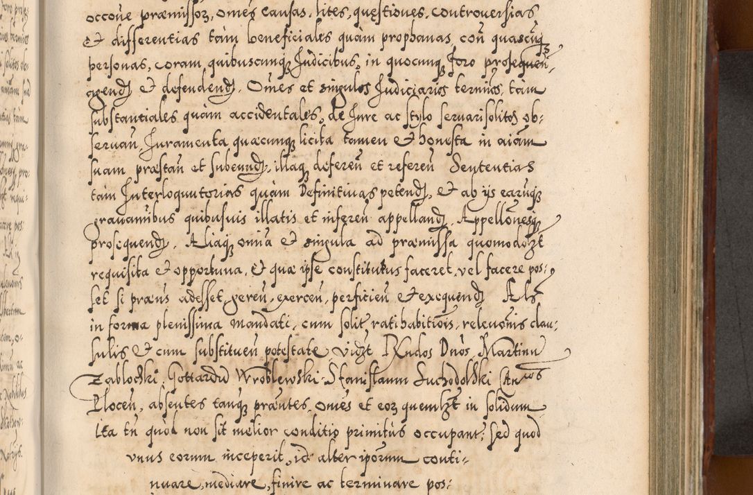 Zdjęcie nr 676 dla obiektu archiwalnego: Illistrissimo et revedissimo in Christo Patre Domino Domino Georgio Rzadziwił Miserone Divina Sacrostae R. E. Tituli S. Sixti Presbitero Cardinali Duce in Olyka et Niesswiesz ad Gubernacula Ecclessiae Cracoviensis cuius administratorialem a Sancta Sede Apostolica obtinverat feliciter sedente. Acta actorum, causarum, sententiarum tam deffinitivarum quam interloquutoriarum decretorum, obligationum, quietationum, recognitionum, constitutionum procuratorum etc. coram Reverendo Domino Stanislao Crassinskz de Crasne Archidiacono Cracoviensis, Scholastico Gnesnesis, Custode Plocensis etc. Vicario et Officiali Generali Cracoviensi in Ano Domini Millesimo Quingentesimo Nonagesimo Primo cuius indictio quarta pontificatus SS. Domini Nostri Gregorii XIIII Anno I psius prio feliciter incipiut