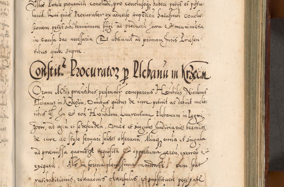 Zdjęcie nr 670 dla obiektu archiwalnego: Illistrissimo et revedissimo in Christo Patre Domino Domino Georgio Rzadziwił Miserone Divina Sacrostae R. E. Tituli S. Sixti Presbitero Cardinali Duce in Olyka et Niesswiesz ad Gubernacula Ecclessiae Cracoviensis cuius administratorialem a Sancta Sede Apostolica obtinverat feliciter sedente. Acta actorum, causarum, sententiarum tam deffinitivarum quam interloquutoriarum decretorum, obligationum, quietationum, recognitionum, constitutionum procuratorum etc. coram Reverendo Domino Stanislao Crassinskz de Crasne Archidiacono Cracoviensis, Scholastico Gnesnesis, Custode Plocensis etc. Vicario et Officiali Generali Cracoviensi in Ano Domini Millesimo Quingentesimo Nonagesimo Primo cuius indictio quarta pontificatus SS. Domini Nostri Gregorii XIIII Anno I psius prio feliciter incipiut