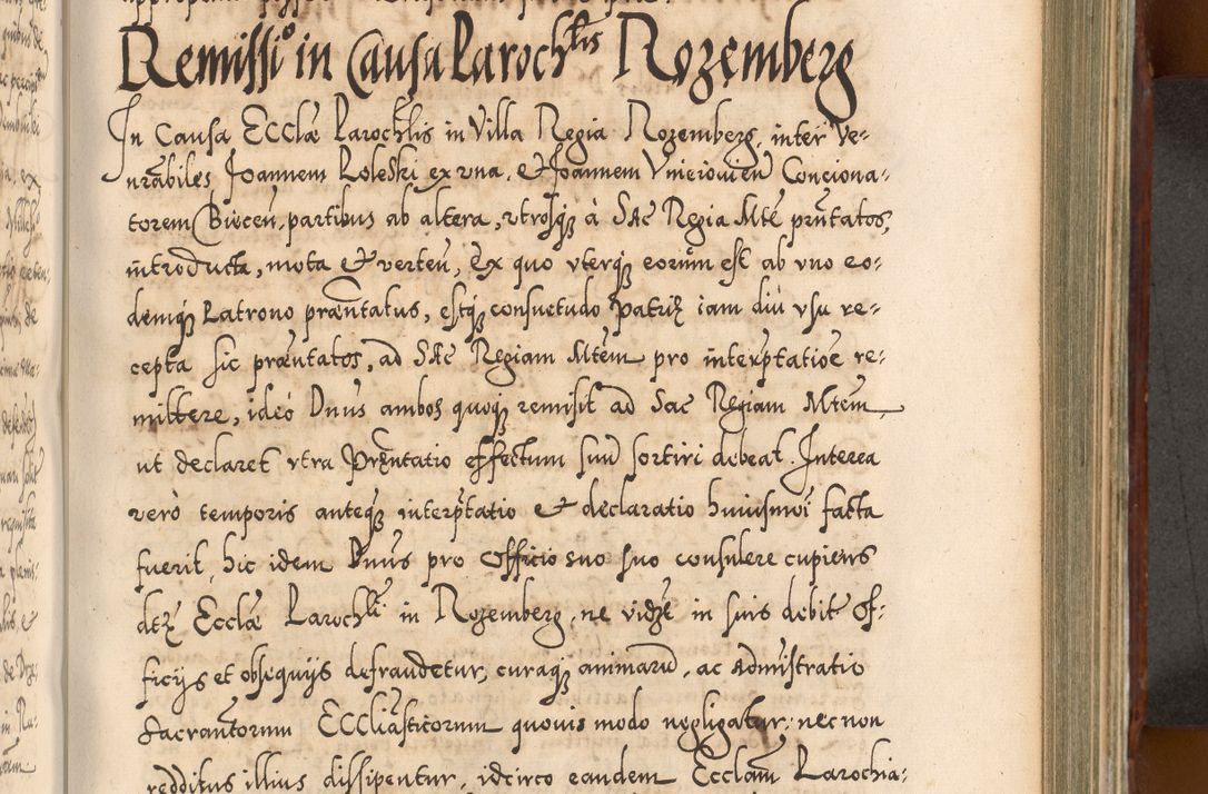Zdjęcie nr 662 dla obiektu archiwalnego: Illistrissimo et revedissimo in Christo Patre Domino Domino Georgio Rzadziwił Miserone Divina Sacrostae R. E. Tituli S. Sixti Presbitero Cardinali Duce in Olyka et Niesswiesz ad Gubernacula Ecclessiae Cracoviensis cuius administratorialem a Sancta Sede Apostolica obtinverat feliciter sedente. Acta actorum, causarum, sententiarum tam deffinitivarum quam interloquutoriarum decretorum, obligationum, quietationum, recognitionum, constitutionum procuratorum etc. coram Reverendo Domino Stanislao Crassinskz de Crasne Archidiacono Cracoviensis, Scholastico Gnesnesis, Custode Plocensis etc. Vicario et Officiali Generali Cracoviensi in Ano Domini Millesimo Quingentesimo Nonagesimo Primo cuius indictio quarta pontificatus SS. Domini Nostri Gregorii XIIII Anno I psius prio feliciter incipiut