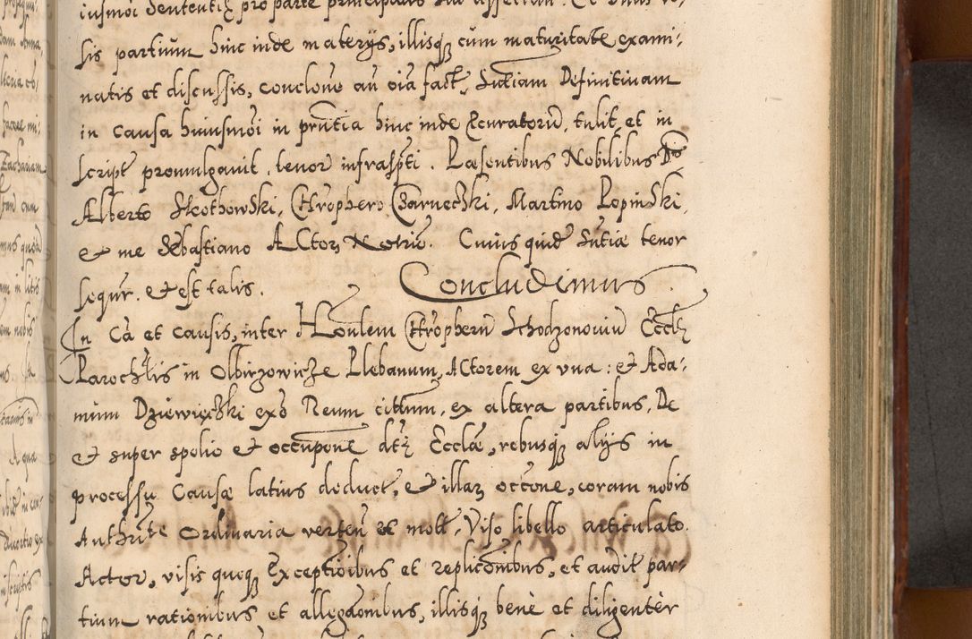 Zdjęcie nr 648 dla obiektu archiwalnego: Illistrissimo et revedissimo in Christo Patre Domino Domino Georgio Rzadziwił Miserone Divina Sacrostae R. E. Tituli S. Sixti Presbitero Cardinali Duce in Olyka et Niesswiesz ad Gubernacula Ecclessiae Cracoviensis cuius administratorialem a Sancta Sede Apostolica obtinverat feliciter sedente. Acta actorum, causarum, sententiarum tam deffinitivarum quam interloquutoriarum decretorum, obligationum, quietationum, recognitionum, constitutionum procuratorum etc. coram Reverendo Domino Stanislao Crassinskz de Crasne Archidiacono Cracoviensis, Scholastico Gnesnesis, Custode Plocensis etc. Vicario et Officiali Generali Cracoviensi in Ano Domini Millesimo Quingentesimo Nonagesimo Primo cuius indictio quarta pontificatus SS. Domini Nostri Gregorii XIIII Anno I psius prio feliciter incipiut