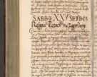 Zdjęcie nr 639 dla obiektu archiwalnego: Illistrissimo et revedissimo in Christo Patre Domino Domino Georgio Rzadziwił Miserone Divina Sacrostae R. E. Tituli S. Sixti Presbitero Cardinali Duce in Olyka et Niesswiesz ad Gubernacula Ecclessiae Cracoviensis cuius administratorialem a Sancta Sede Apostolica obtinverat feliciter sedente. Acta actorum, causarum, sententiarum tam deffinitivarum quam interloquutoriarum decretorum, obligationum, quietationum, recognitionum, constitutionum procuratorum etc. coram Reverendo Domino Stanislao Crassinskz de Crasne Archidiacono Cracoviensis, Scholastico Gnesnesis, Custode Plocensis etc. Vicario et Officiali Generali Cracoviensi in Ano Domini Millesimo Quingentesimo Nonagesimo Primo cuius indictio quarta pontificatus SS. Domini Nostri Gregorii XIIII Anno I psius prio feliciter incipiut