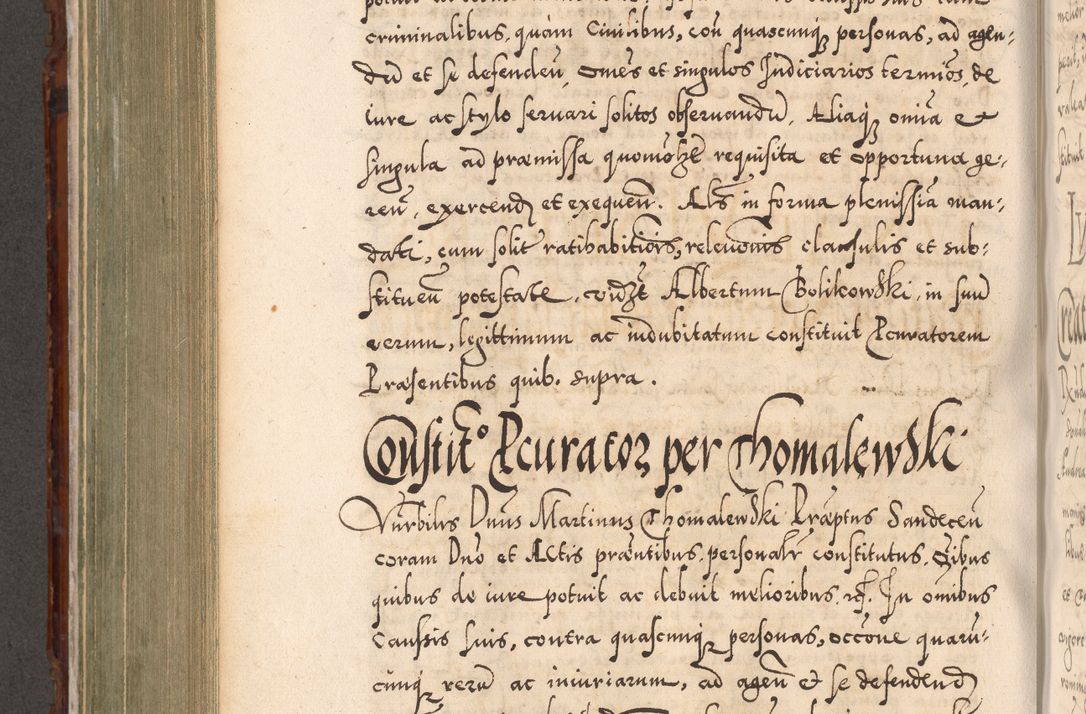 Zdjęcie nr 615 dla obiektu archiwalnego: Illistrissimo et revedissimo in Christo Patre Domino Domino Georgio Rzadziwił Miserone Divina Sacrostae R. E. Tituli S. Sixti Presbitero Cardinali Duce in Olyka et Niesswiesz ad Gubernacula Ecclessiae Cracoviensis cuius administratorialem a Sancta Sede Apostolica obtinverat feliciter sedente. Acta actorum, causarum, sententiarum tam deffinitivarum quam interloquutoriarum decretorum, obligationum, quietationum, recognitionum, constitutionum procuratorum etc. coram Reverendo Domino Stanislao Crassinskz de Crasne Archidiacono Cracoviensis, Scholastico Gnesnesis, Custode Plocensis etc. Vicario et Officiali Generali Cracoviensi in Ano Domini Millesimo Quingentesimo Nonagesimo Primo cuius indictio quarta pontificatus SS. Domini Nostri Gregorii XIIII Anno I psius prio feliciter incipiut