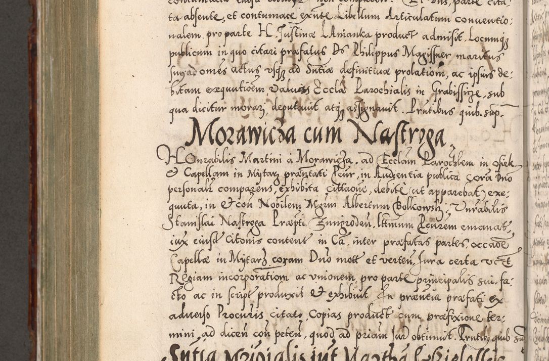 Zdjęcie nr 1001 dla obiektu archiwalnego: Illistrissimo et revedissimo in Christo Patre Domino Domino Georgio Rzadziwił Miserone Divina Sacrostae R. E. Tituli S. Sixti Presbitero Cardinali Duce in Olyka et Niesswiesz ad Gubernacula Ecclessiae Cracoviensis cuius administratorialem a Sancta Sede Apostolica obtinverat feliciter sedente. Acta actorum, causarum, sententiarum tam deffinitivarum quam interloquutoriarum decretorum, obligationum, quietationum, recognitionum, constitutionum procuratorum etc. coram Reverendo Domino Stanislao Crassinskz de Crasne Archidiacono Cracoviensis, Scholastico Gnesnesis, Custode Plocensis etc. Vicario et Officiali Generali Cracoviensi in Ano Domini Millesimo Quingentesimo Nonagesimo Primo cuius indictio quarta pontificatus SS. Domini Nostri Gregorii XIIII Anno I psius prio feliciter incipiut